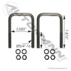 U Bolt Kit Square 3/4in X 5in X 7-7/8in