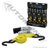 Ratchet Strap 1in X 8ft 4pk