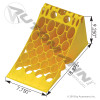 Wheel Chock Plastic Yellow 18Lx8Wx9H