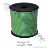 Wire Primary 12 GA 100FT Green