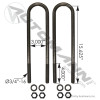 U Bolt Kit 3/4in X 3in X 15-5/8in