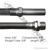 Discharge Hose 5/8in X Comp 24.000in