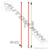 Bumper Guide Set 48in Orange Nylon