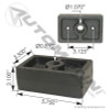 Spacer Block 2-3/32in Mack