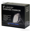 Convex Mirror 8in X 8-1/2in Black IHC