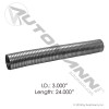 Flex Tubing 3in X 24in 409SS