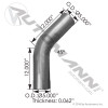 Exhaust Elbow 45 Deg 5in OD-OD