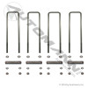 Body Bolt Kit 3.5in X 12in Universal