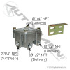 R12H Type Relay Valve 4PSI