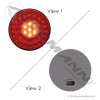 Auxilary Flashing LED 4in Red