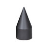33mm x 4-1/8" Matte Black Spike Nut Cover - Thread-On (Bulk)