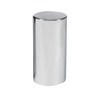 33mm X 4-1/4" Chrome Plastic Tall Cylinder Nut Covers - Thread-On (60 Pack)