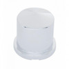 33mm X 1-7/8" Chrome Plastic Pointed Nut Covers - Push-On (10 Pack)