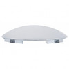 5 Even Notched Chrome Dome Front Hub Cap - 7/16" Lip