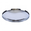 5 Even Notched Chrome Dome Front Hub Cap - 7/16" Lip