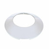 Universal Chrome Front Hub Cap With Hubometer Hole - 7/16" Lip