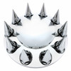 Chrome Dome Front Axle Cover With 33mm Spike Thread-on Nut Cover