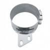 7" Stainless Butt Joint Exhaust Clamp - Angled Bracket