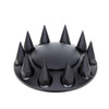Matte Black Dome Front Axle Cover With 33mm Spike Thread-on Nut Cover