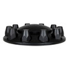 Matte Black Dome Axle Cover Combo Kit With 33mm Standard Nut Covers & Nut Covers Tool