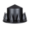 Matte Black Pointed Axle Cover Combo Kit With 33mm Spike Nut Covers & Nut Covers Tool