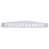 4" X 24" Chrome Freightshaker Bottom Mud Flap Plate - Welded Stud