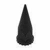 33mm x 4-3/4" Matte Black Spike Nut Cover With Flange- Thread-On (Bulk)