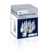 33mm x 4 7/8" Chrome Plastic Super Spike Nut Covers - Push-On (Box of 10)