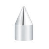11/16" X 2-1/16" Chrome Plastic Spike Nut Cover - Push-On (Bulk)