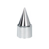 33mm X 4-1/4" Chrome Plastic Stiletto Nut Covers - Thread-On (10 Pack)