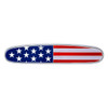 Chrome Die Cast USA Flag Emblem