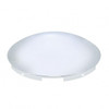 5 Even Notched Stainless Steel Dome Front Hub Cap - 7/16" Lip