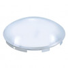 6 Uneven Stainless Steel Dome Front Hub Cap - 7/16" Lip
