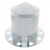 Stainless Pointed Rear Axle Cover 3PC Kit With 33mm Nut Cover - Steel/Aluminum Wheel