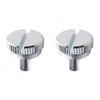 6mm Chrome C.B. Mounting Bolt - Plain (2 Pack)