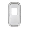 Peterbilt Stainless Steel Shift Plate Cover - 5-3/4" x 4-3/4" Opening (Bulk)