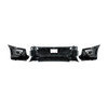 Complete 3-Piece Front Bumper Set With Fog Light Hole For 2008-2017 Freightliner Cascadia