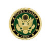 1-3/4" U.S. Military Adhesive Metal Medallion - Army