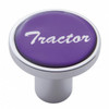 "Tractor" Air Valve Knob - Purple Glossy Sticker