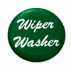 "Wiper/Washer" Glossy Dash Knob Sticker Only - Green