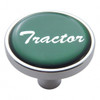 "Tractor" Short Air Valve Knob - Green Glossy Sticker