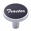 "Tractor" Long Air Valve Knob - Black Aluminum Sticker
