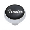 "Tractor" Deluxe Air Valve Knob - Black Glossy Sticker