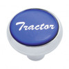 "Tractor" Deluxe Air Valve Knob - Blue Glossy Sticker