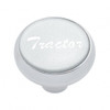"Tractor" Deluxe Air Valve Knob - Silver Glossy Sticker