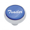 "Trailer" Deluxe Air Valve Knob - Blue Glossy Sticker