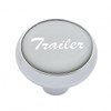 "Trailer" Deluxe Air Valve Knob - Silver Glossy Sticker