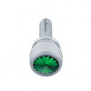 Short Dash Screw For Kenworth - Green Crystal (Bulk)