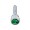 1-3/16" Long M6 Dash Screw With Crystal For Kenworth - Green Crystal(12 Pack)