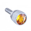 Dash Screw With Amber Crystal For 2008-2017 Freightliner Cascadia
